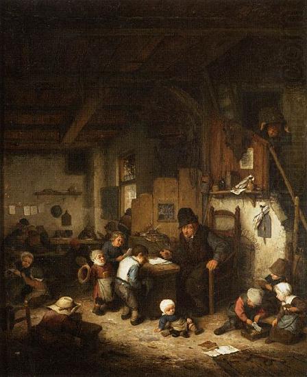 The School Master, Adriaen van ostade